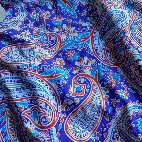 Lauren Ralph Lauren Paisley One shoulder One Piece Strap Built in bra Size 8 NWT - Picture 4 of 5